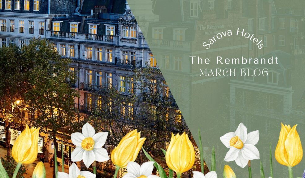 The Rembrandt Hotel covered with spring flowers