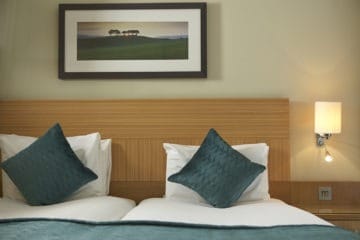 Twin beds in Classic Room at The Rembrandt, London