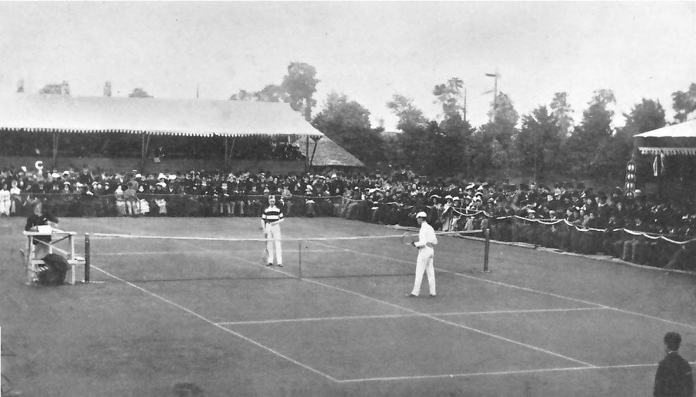William Renshaw defeats Ernest Renshaw in Wimbledon in 1883. sourse: wikipedia.org